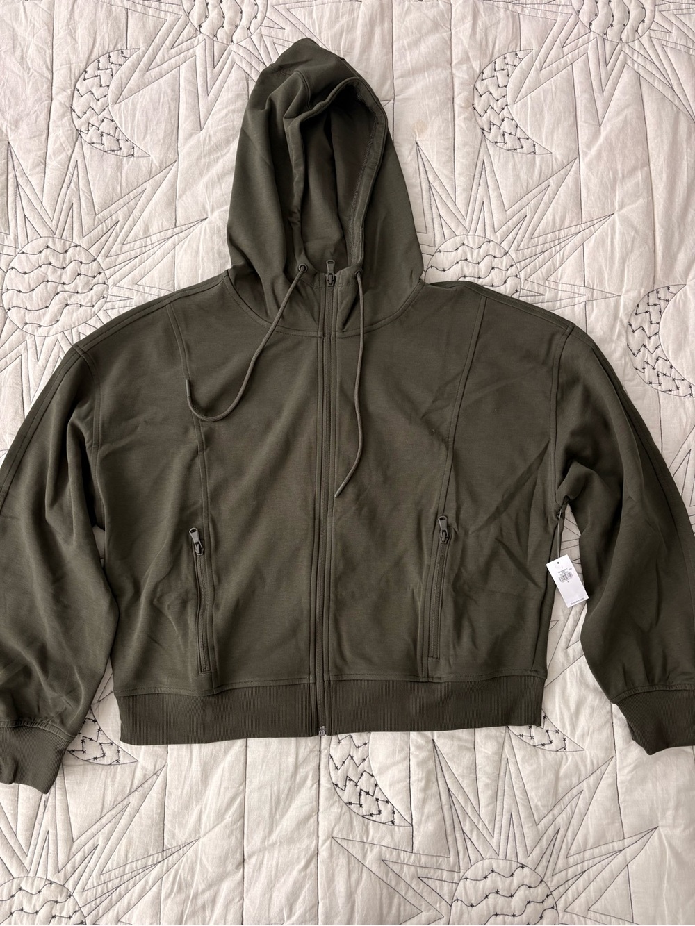 Dynamic Fleece Oversized Full-Zip Hoodie Sweatshirt